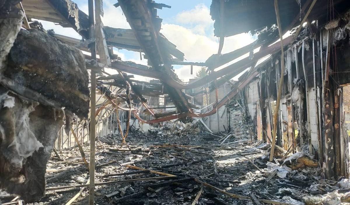 un incendie a détruit la salle de prière le l’association franco-turque de JARGEAU (45).